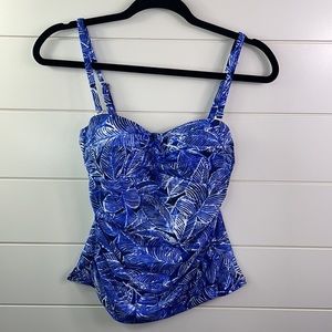 Chaps 6 Tankini Print Top